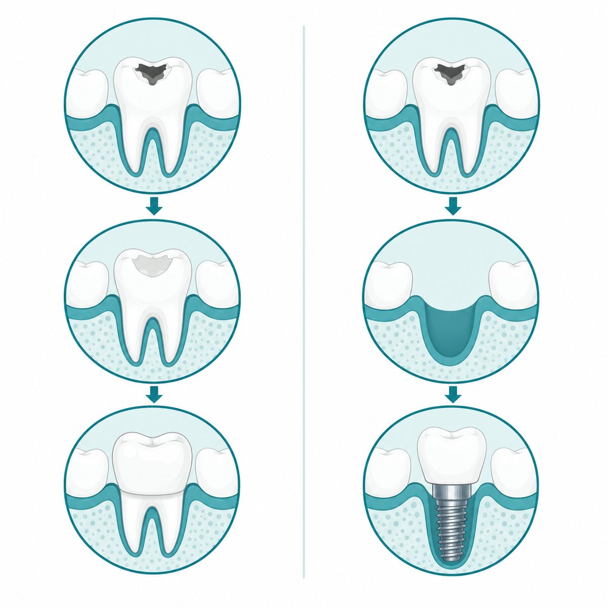 root canal vs extraction