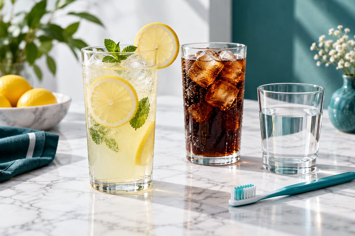 acidic drinks that can cause tooth erosion